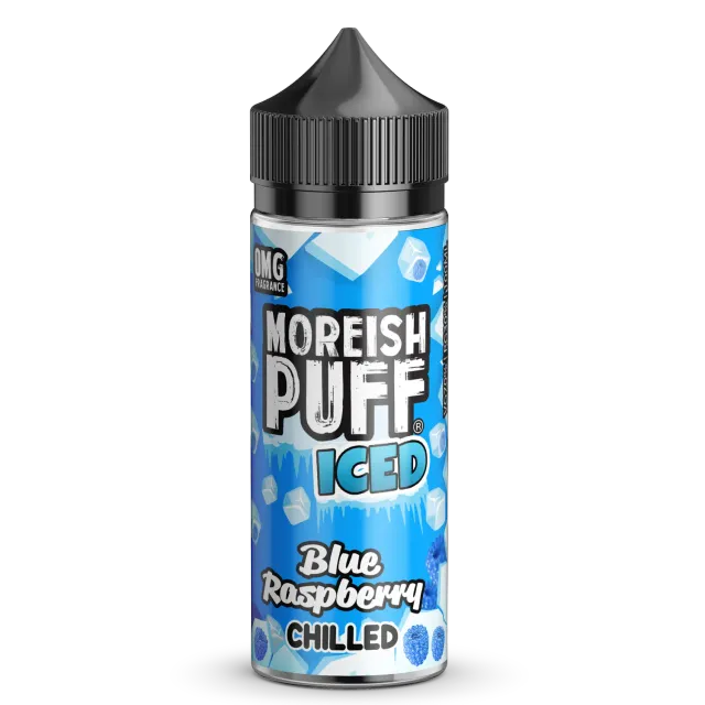 Moreish Puff Iced Blue Raspberry Chilled e-væske 100ml is
