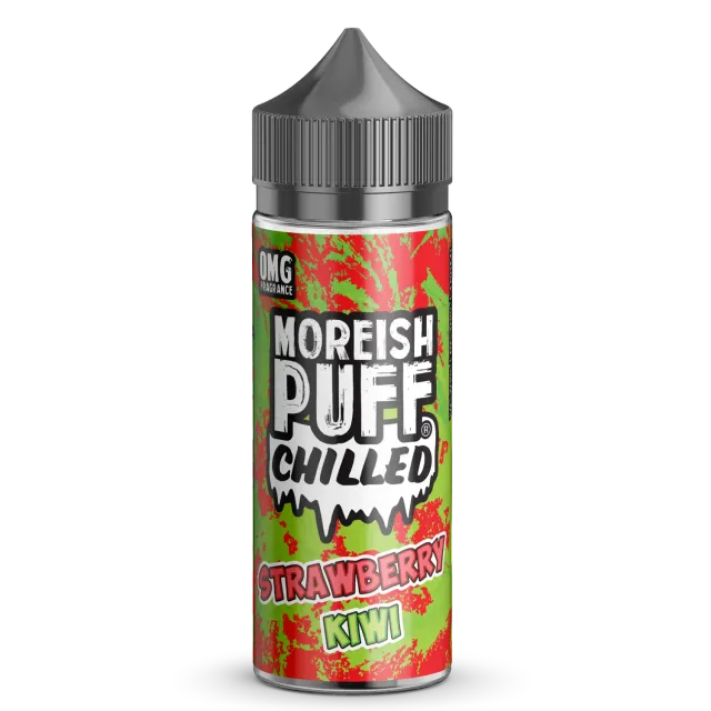 Moreish Puff Chilled Strawberry Kiwi e-juice 100ml is