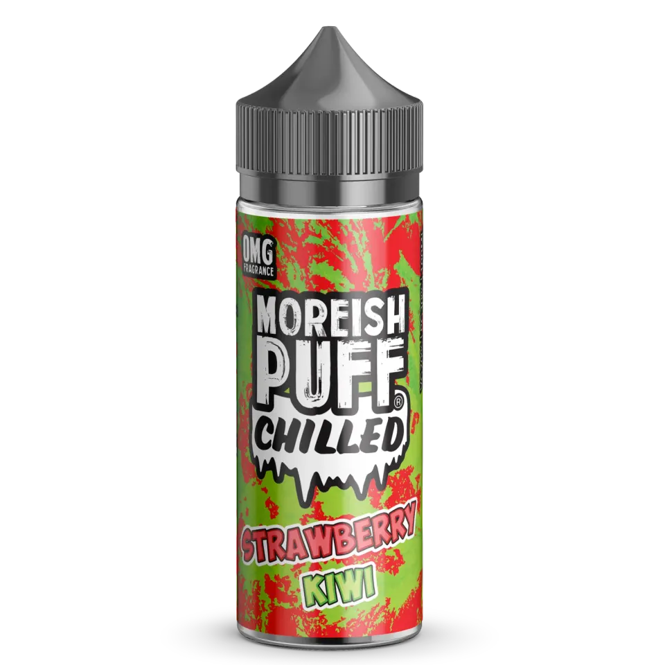 Moreish Puff Chilled Strawberry Kiwi e-juice 100ml is