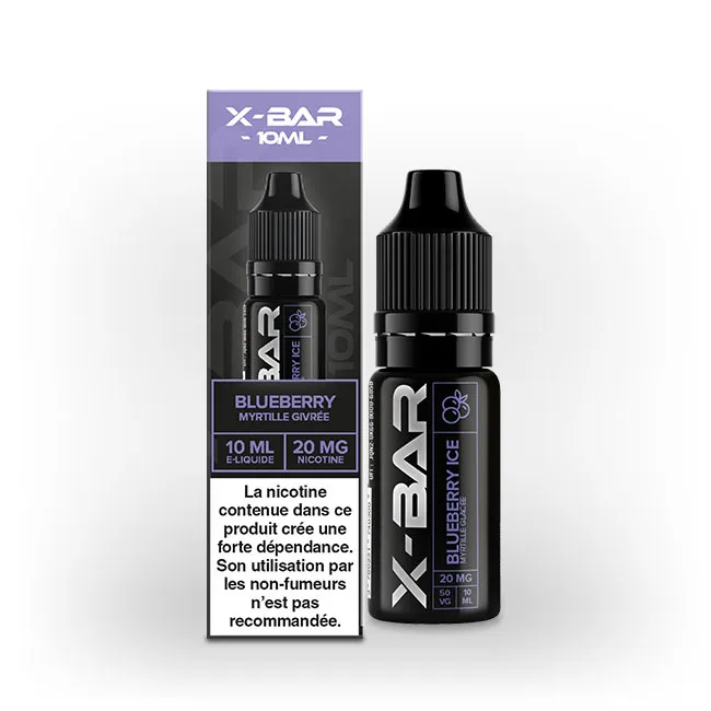 X-Bar Myrtille Glacée e-væske 10ml blåbær is
