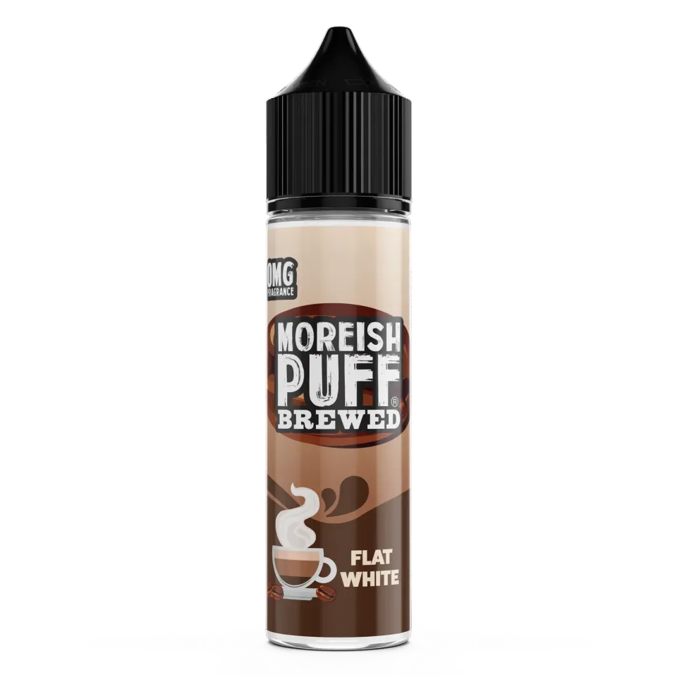 Moreish Puff Brewed Flat White shortfill e-væske 50ml kaffe